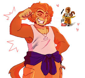 Halfbody shaded.